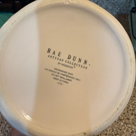 Rae Dunn Artisan Collection Ceramic Jar “Over The Rainbow” NO LID - Picture 4 of 4